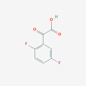 molecular formula C8H4F2O3 B1417311 2-(2,5-Difluorophenyl)-2-oxoacetic acid CAS No. 1094294-16-2