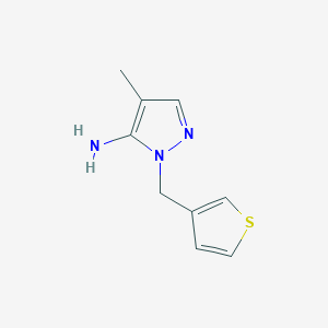 4-methyl-1-(3-thienylmethyl)-1H-pyrazol-5-amine