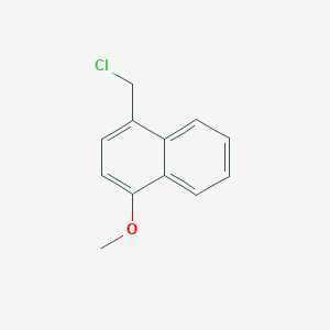 molecular formula C12H11ClO B1417330 4-Methoxy-1-(chloromethyl)naphthalene CAS No. 72771-24-5