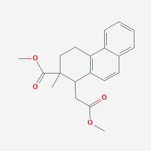 molecular formula C20H22O4 B14173359 Methyl 1-(2-methoxy-2-oxoethyl)-2-methyl-1,2,3,4-tetrahydrophenanthrene-2-carboxylate CAS No. 6636-44-8