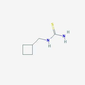 molecular formula C6H12N2S B1417337 (Cyclobutylmethyl)thiourea CAS No. 1095505-12-6