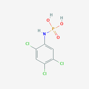 molecular formula C6H5Cl3NO3P B14173376 N-(2,4,5-Trichlorophenyl)phosphoramidic acid CAS No. 920514-18-7