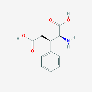 molecular formula C11H13NO4 B14173386 (3R)-3-Phenyl-L-glutamic acid CAS No. 112419-82-6