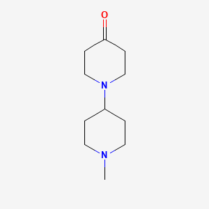 B1417355 1-(1-Methylpiperidin-4-yl)piperidin-4-one CAS No. 1096339-75-1