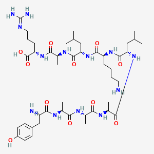 molecular formula C45H77N13O11 B1417360 (Tyr69,Ala71.72,Lys74)-C3a (69-77) CAS No. 145702-79-0