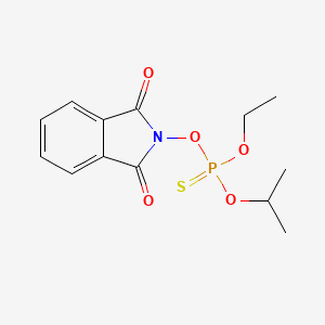 molecular formula C13H16NO5PS B14173645 O-(1,3-Dioxo-1H-isoindol-2-yl) O-ethyl O-(1-methylethyl) phosphorothioate CAS No. 3733-84-4
