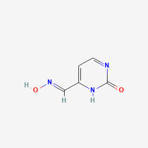 molecular formula C5H5N3O2 B1417396 2-Oxo-1,2-dihydro-4-pyrimidinecarbaldehyde oxime CAS No. 7460-56-2
