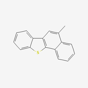 molecular formula C17H12S B14173986 5-Methylbenzo(b)naphtho(2,1-d)thiophene CAS No. 4567-49-1