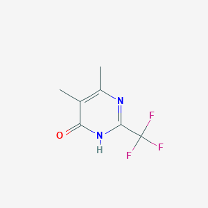 5,6-Dimethyl-2-trifluoromethyl-pyrimidin-4-OL