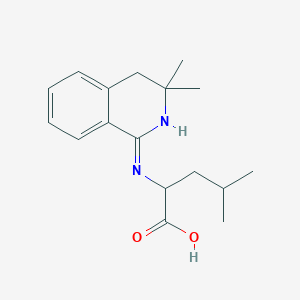 molecular formula C17H24N2O2 B1417403 N-(3,3-dimethyl-3,4-dihydroisoquinolin-1-yl)leucine CAS No. 537049-20-0