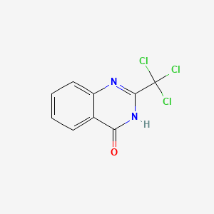 molecular formula C9H5Cl3N2O B1417405 2-(Trichloromethyl)quinazolin-4(1H)-one CAS No. 5558-95-2