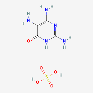 molecular formula C4H9N5O5S B1417448 6-Hydroxy-2,4,5-triaminopyrimidine sulfate CAS No. 39267-74-8