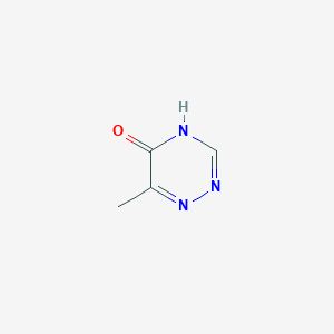 molecular formula C4H5N3O B1417449 6-甲基-1,2,4-三嗪-5-醇 CAS No. 16120-00-6