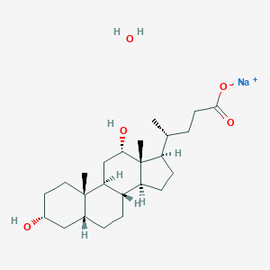molecular formula C24H41NaO5 B141746 脱氧胆酸钠一水合物 CAS No. 145224-92-6