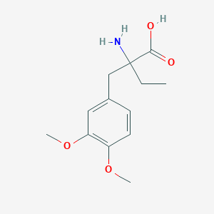 molecular formula C13H19NO4 B141747 Di-O-methyl alpha-Ethyl DL-DOPA CAS No. 21231-75-4