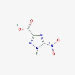 molecular formula C3H2N4O4 B1417486 5-Nitro-1H-[1,2,4]triazole-3-carboxylic acid CAS No. 21732-99-0