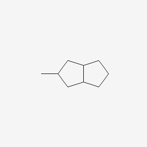 molecular formula C9H16 B14174891 Pentalene, octahydro-2-methyl- CAS No. 3868-64-2
