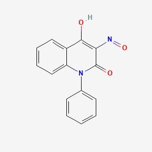 molecular formula C15H10N2O3 B1417491 (3Z)-1-苯基喹啉-2,3,4(1H)-三酮3-肟 CAS No. 36412-08-5