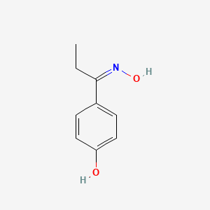 molecular formula C9H11NO2 B1417492 4-((Hydroxyimino)propyl)phenol CAS No. 133595-72-9