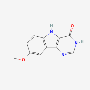 molecular formula C11H9N3O2 B1417508 6-甲氧基-2,9-二氢-2,4,9-三氮杂-芴-1-酮 CAS No. 98805-78-8