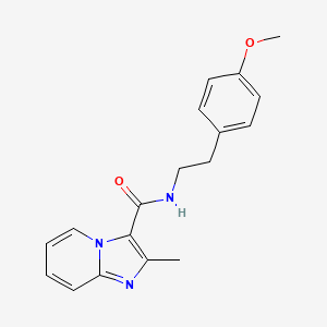 molecular formula C18H19N3O2 B14175122 N-[2-(4-methoxyphenyl)ethyl]-2-methylimidazo[1,2-a]pyridine-3-carboxamide CAS No. 371235-11-9