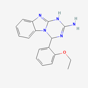 4-(2-Ethoxyphenyl)-1,4-dihydro[1,3,5]triazino[1,2-a]benzimidazol-2-amine