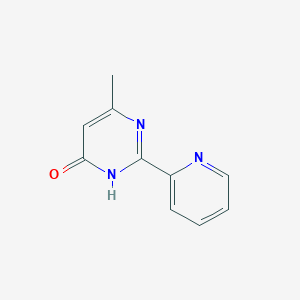 molecular formula C10H9N3O B1417521 6-Methyl-2-(pyridin-2-yl)pyrimidin-4-ol CAS No. 55417-80-6