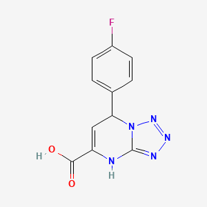 7-(4-Fluorophenyl)-4,7-dihydrotetrazolo[1,5-a]pyrimidine-5-carboxylic acid