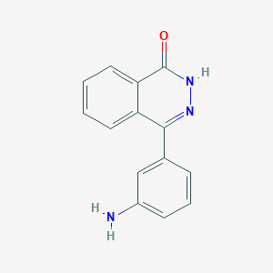 molecular formula C14H11N3O B14175252 4-(3-aminophenyl)-2H-phthalazin-1-one CAS No. 391894-28-3