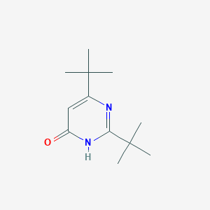 molecular formula C12H20N2O B1417539 2,6-Di-tert-butyl-3,4-dihydropyrimidin-4-one CAS No. 69050-79-9