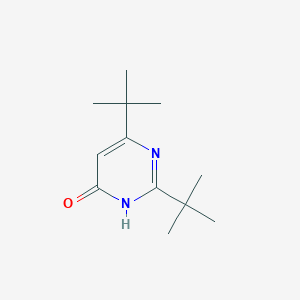 molecular formula C12H20N2O B1417539 2,6-二叔丁基嘧啶-4-醇 CAS No. 69050-79-9