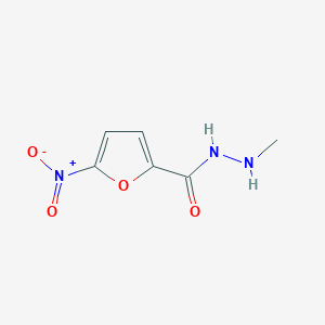 molecular formula C6H7N3O4 B14175406 N'-methyl-5-nitrofuran-2-carbohydrazide CAS No. 6333-16-0