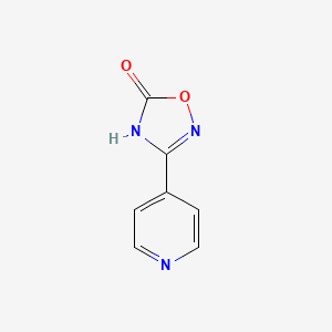 molecular formula C7H5N3O2 B1417546 3-(pyridin-4-yl)-4,5-dihydro-1,2,4-oxadiazol-5-one CAS No. 102227-52-1