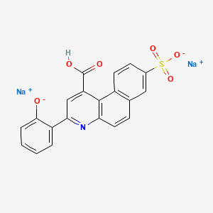 Sodium 3-(2-hydroxyphenyl)-8-sulfonatobenzo[f]quinoline-1-carboxylate