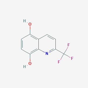 molecular formula C10H6F3NO2 B1417569 2-(Trifluoromethyl)quinoline-5,8-diol CAS No. 41192-41-0