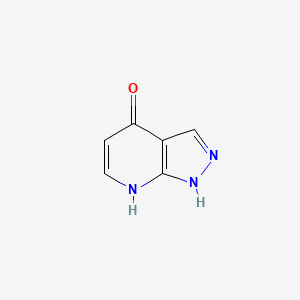 molecular formula C6H5N3O B1417570 1H-pyrazolo[3,4-b]pyridin-4-ol CAS No. 31591-86-3