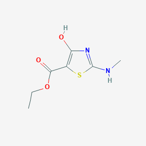 Ethyl 4-hydroxy-2-methylaminothiazole-5-carboxylate