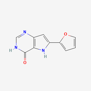 6-(furan-2-yl)-5H-pyrrolo[3,2-d]pyrimidin-4-ol