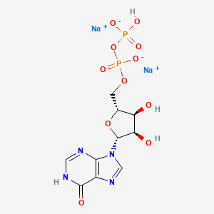 molecular formula C10H12N4Na2O11P2 B1417581 Inosine-5'-diphosphoric acid disodium salt CAS No. 54735-61-4