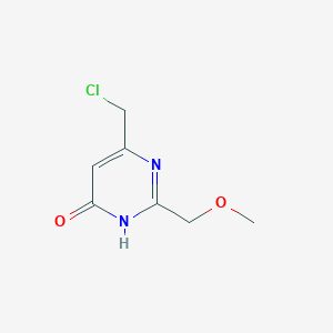 6-(Chloromethyl)-2-(methoxymethyl)pyrimidin-4-ol