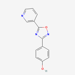 4-[5-(Pyridin-3-yl)-1,2,4-oxadiazol-3-yl]phenol