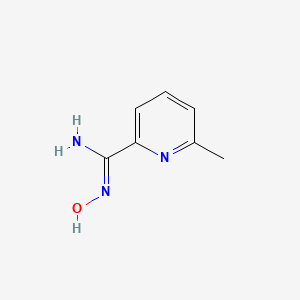 molecular formula C7H9N3O B1417592 N'-Hydroxy-6-methylpyridine-2-carboximidamide CAS No. 24283-36-1