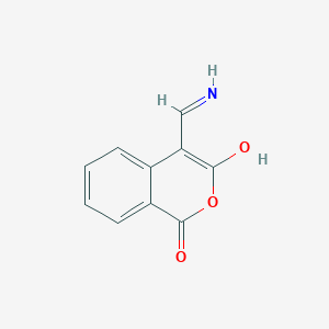 molecular formula C10H7NO3 B1417593 4-(氨基亚甲基)-1H-异色满-1,3(4H)-二酮 CAS No. 78364-07-5