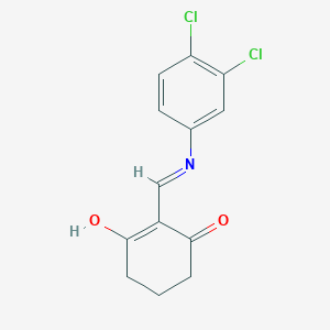 molecular formula C13H11Cl2NO2 B1417596 2-[(3,4-Dichloroanilino)methylene]-1,3-cyclohexanedione CAS No. 341968-23-8