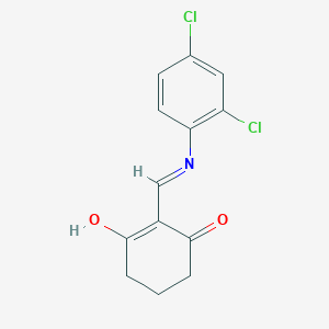 molecular formula C13H11Cl2NO2 B1417598 2-[(2,4-Dichloroanilino)methylene]-1,3-cyclohexanedione CAS No. 341968-25-0