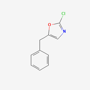 molecular formula C10H8ClNO B14176068 5-Benzyl-2-chlorooxazole CAS No. 1196154-16-1