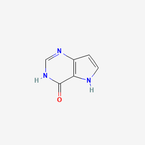 B1417608 5H-Pyrrolo[3,2-d]pyrimidin-4-ol CAS No. 5655-01-6