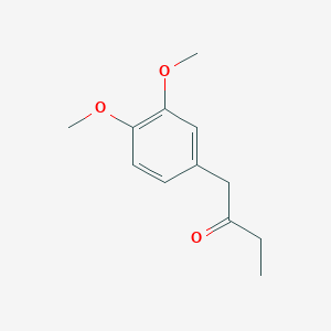 molecular formula C12H16O3 B141761 1-(3,4-Dimethoxyphenyl)butan-2-one CAS No. 884-06-0