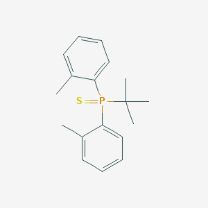 molecular formula C18H23PS B14176103 tert-Butylbis(2-methylphenyl)sulfanylidene-lambda~5~-phosphane CAS No. 918962-32-0