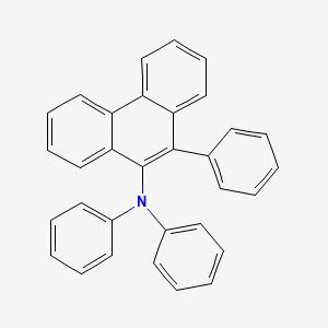 molecular formula C32H23N B14176111 N,N,10-Triphenylphenanthren-9-amine CAS No. 880258-89-9